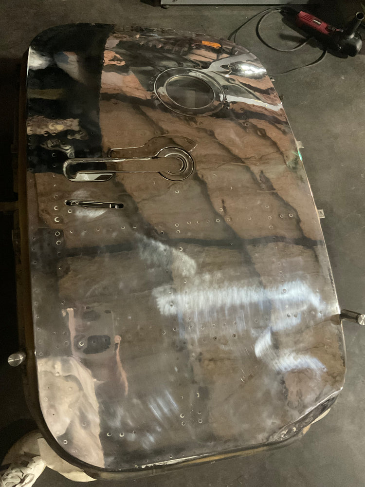 Small Airplane Door Hatch Coffe