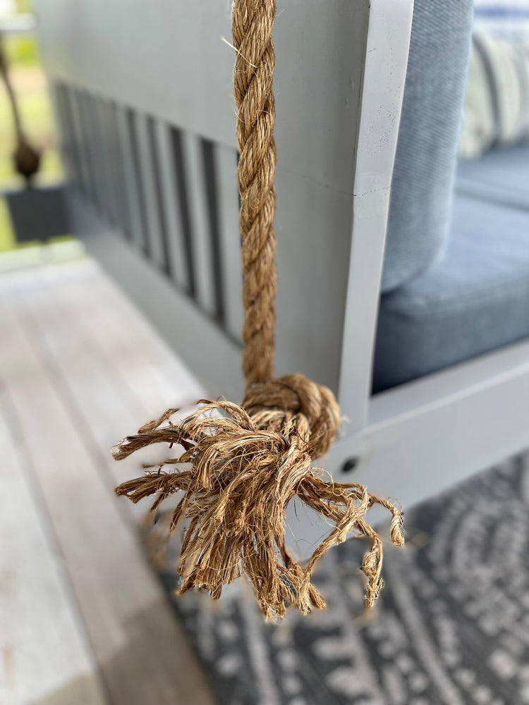 savannah swing bed frayed rope