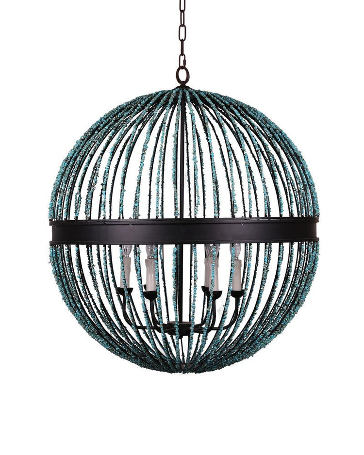 Iris Beaded Chandelier