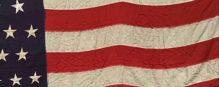 46 Star Vintage American Flag