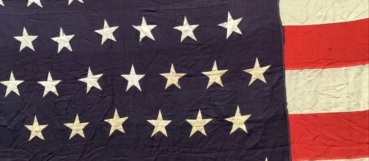 46 Star Vintage American Flag