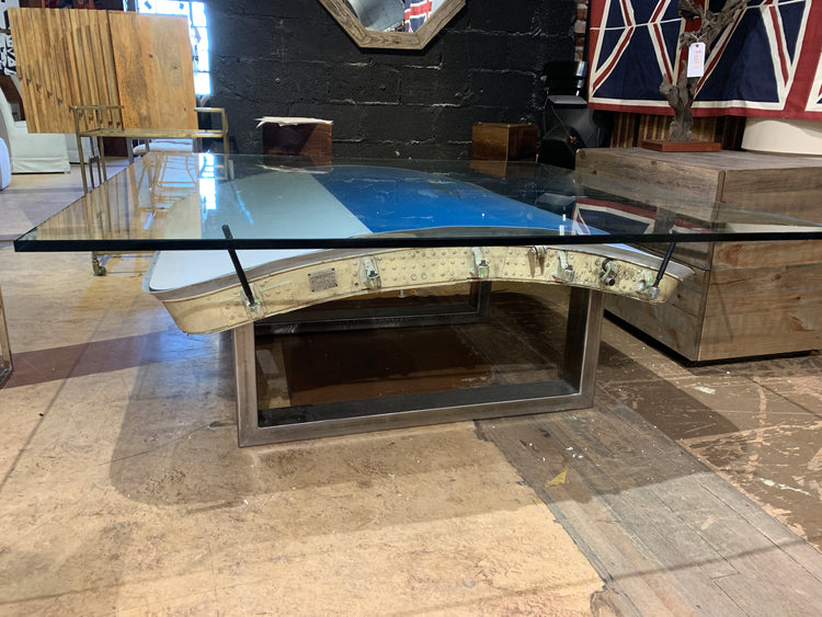 Airplane Luggage Hatch Cocktail / Coffee Table